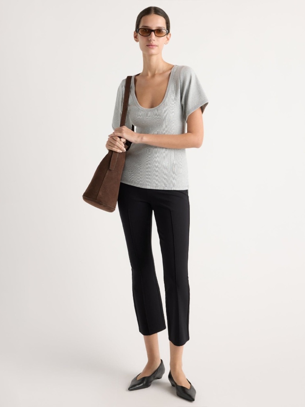 Modern Citizen Tez Kick-Flare Ponte Stretch Pant Size SBlack / S